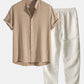 Alexis | Linen polo and pants set