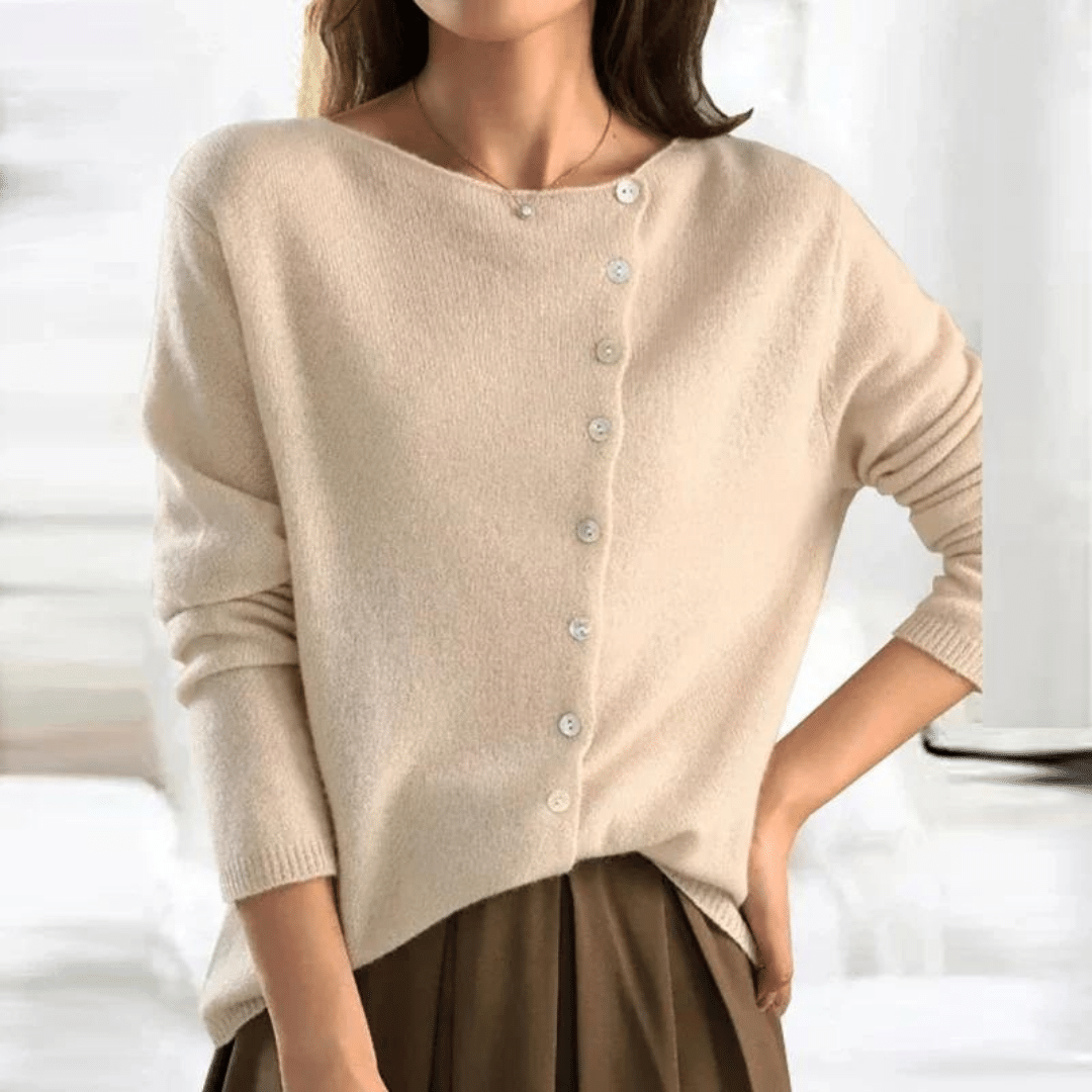 Kelly® | Cardigan a bottoni piccoli fatto a mano