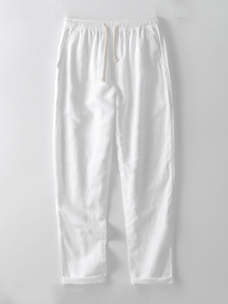 Alexis | Linen polo and pants set