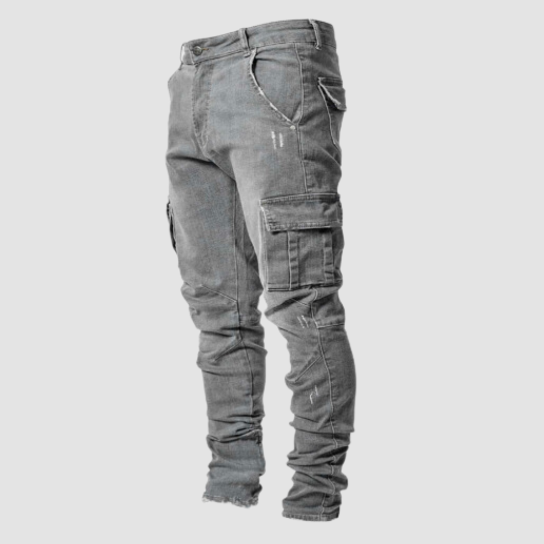 JASON | JEANS CARGO ELASTICI