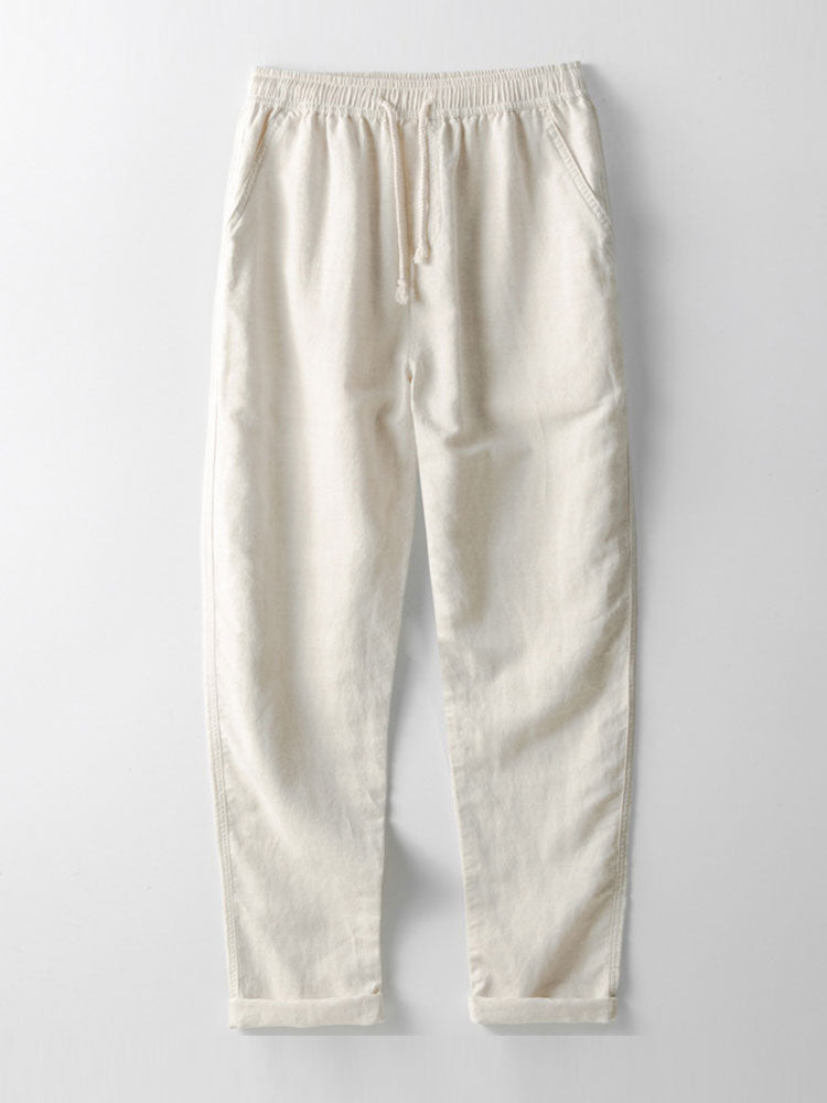 Alexis | Linen polo and pants set