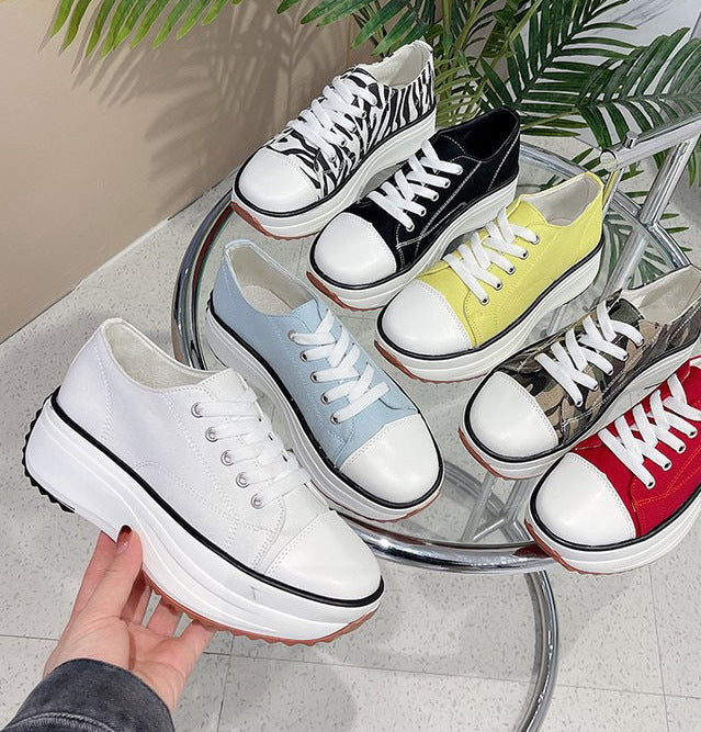 Marie™ |  Sneakers Comode con Plateau