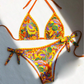 Ella - Set bikini a triangolo colorato