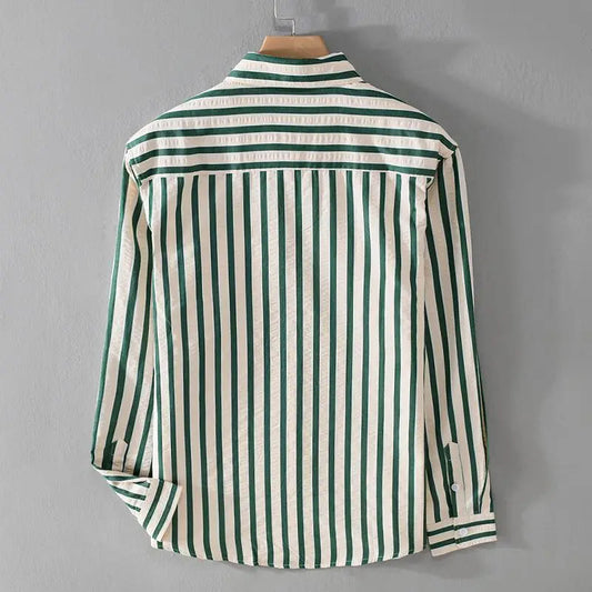 Achille | Camicia button-up a righe