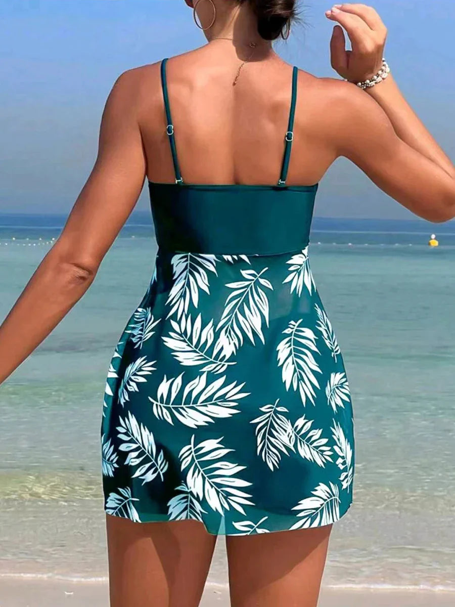 Pia - Tankini costume da bagno con pantaloncini