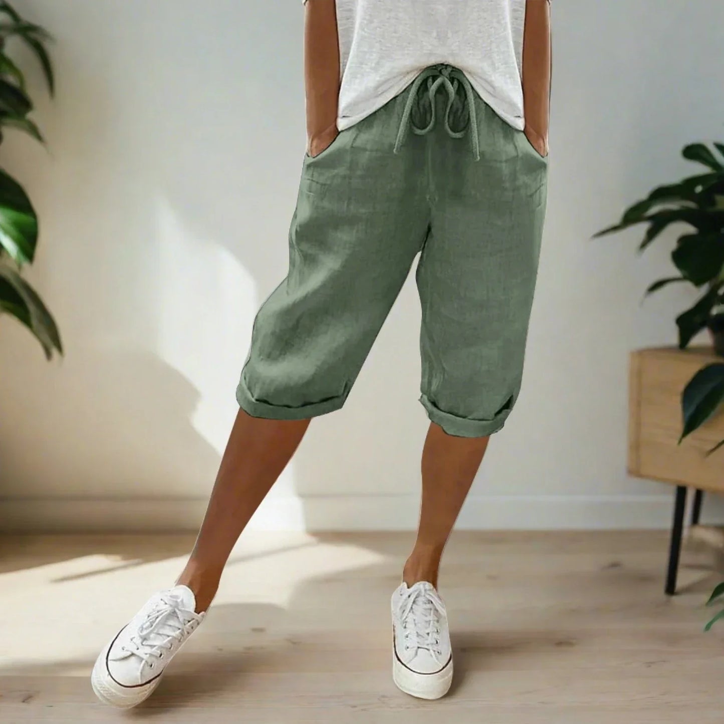 MARA™ I Pantaloncini in cotone e lino