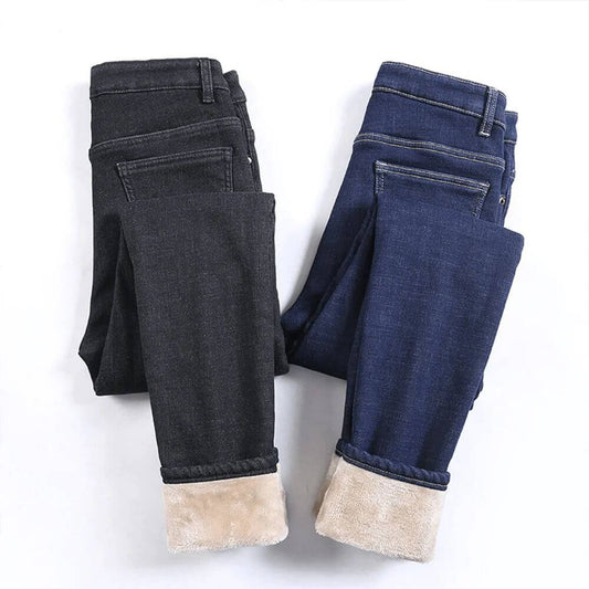 Vanna™ - Jeans Elasticizzati con Fodera in Pile