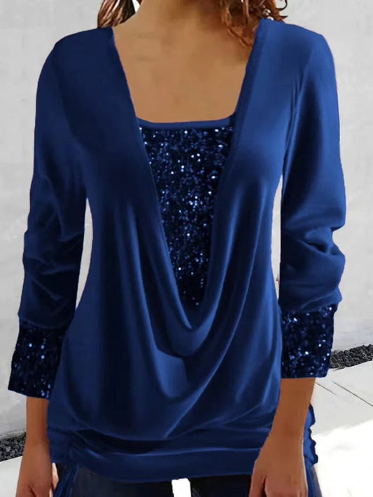 Dafney™ - Top con Paillettes Brillanti